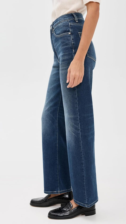 Women'S Karmine Refined Wide Leg High Rise Jeans