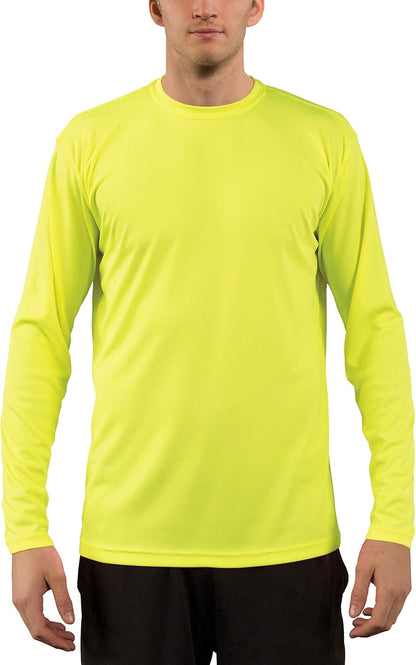 Stay Protected and Stylish with Our Men's UPF 50+ Long Sleeve Outdoor T-Shirt - Perfect for Fishing, Running, Hiking, and Swimming