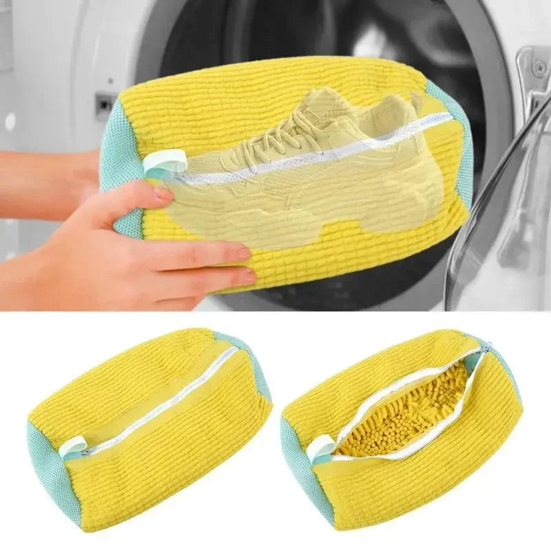Washing Machine Shoes Bag Portable Cotton Laundry Bag Travel Shoe Storage Bags Anti-deformation Protective Clothes Organizer - Kiki of DC Styles Store