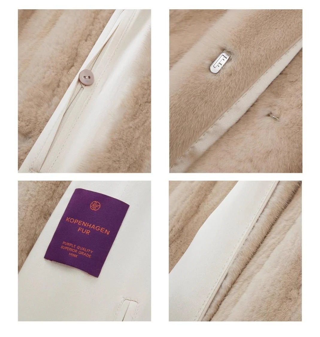 Meteor Variations Sable Fur Coat Women