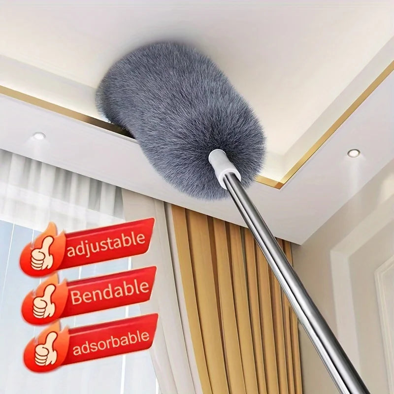 Adjustable Bendable Microfiber Duster Washable Reusable Cleaning Tool for High Ceilings Furniture and Cars Dusters for Cleaning - Kiki of DC Styles Store