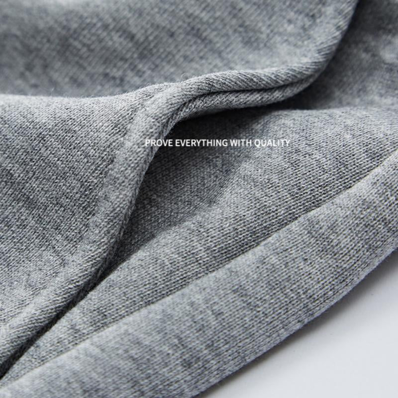 EVELLYHOOTD Men's 7" GSM360 Gray Heavyweight Cotton Sweat Shorts with Drawstring - Essential Clean Fit for Gym and Summer Wear M102 - Kiki of DC Styles Store