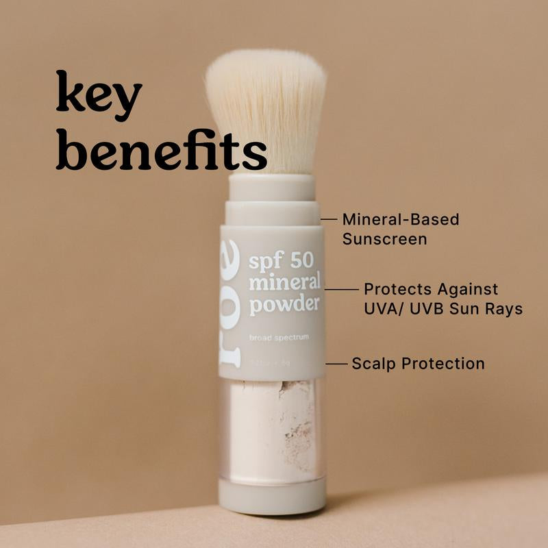 Ultimate SPF 50 Mineral Powder Sunscreen - Daily Sun Protection in a Convenient Brush! - Kiki of DC Styles Store