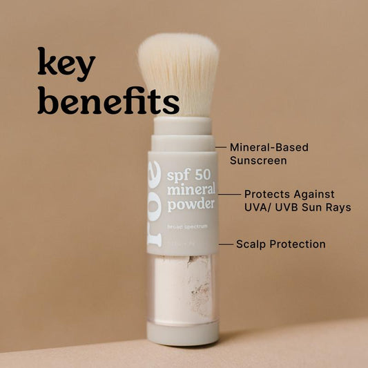 Ultimate SPF 50 Mineral Powder Sunscreen - Daily Sun Protection in a Convenient Brush! - Kiki of DC Styles Store