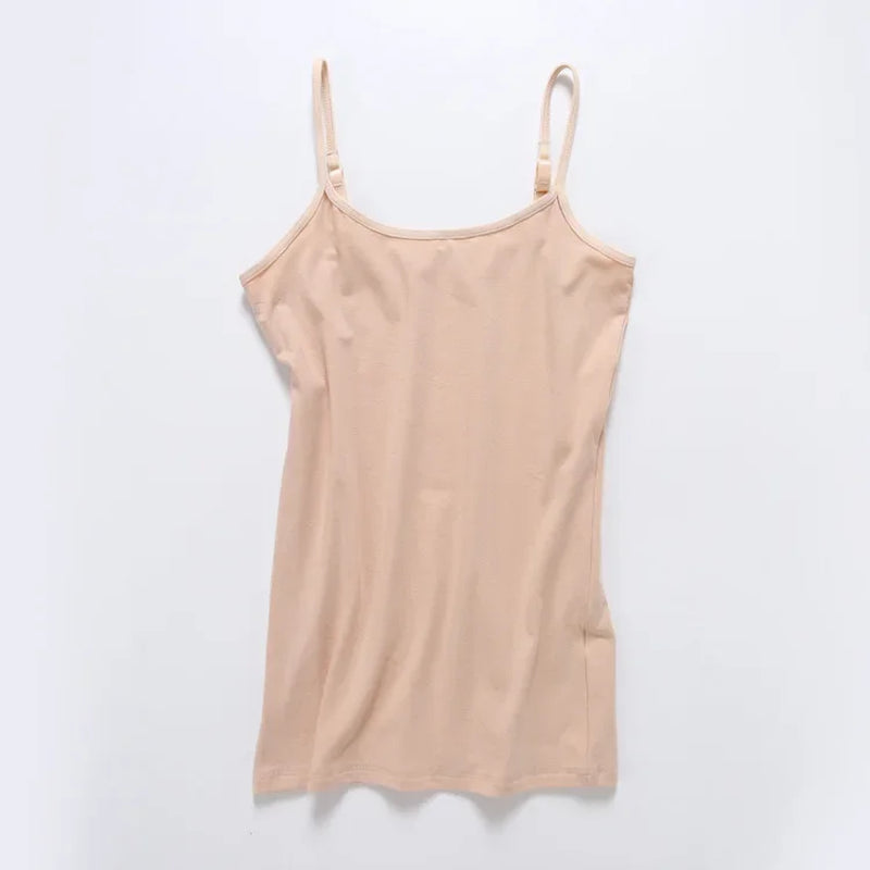 Sexy Camisoles Women Crop Tops Sleeveless Shirt Bralette Tops Solid Color Strap Skinny Vest Female Slimming Tanks Bra Underwear - Kiki of DC Styles Store