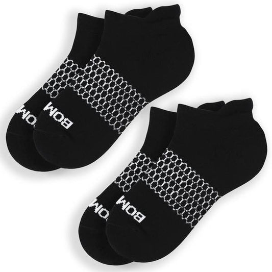 3-5 Pack Bombas Tri-Block Honeycomb Ankle Support Solid Socks for Women, Men / Multi Colors Unisex Running Socks, Seamless Toe, Compression Socks