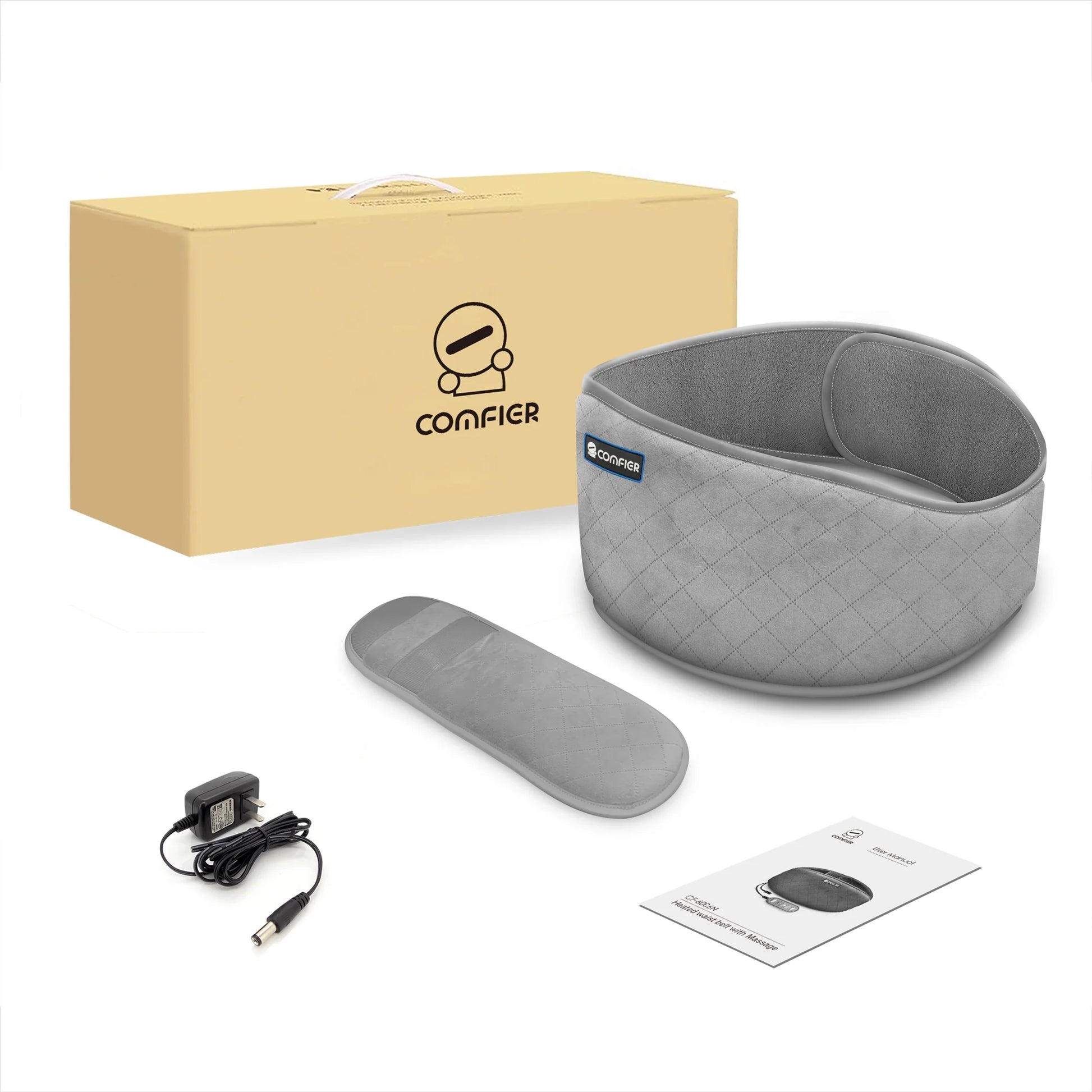 Heating Pad with Massage for Back Relief, Waist Belt with Heat for Lumbar Pain, Gifts