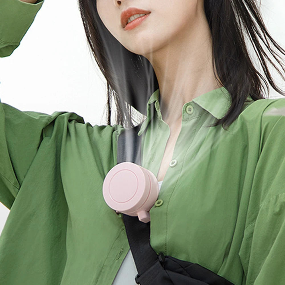 Portable Belt Clip On Fan 3 Speed Mini Summer Outdoor Cooler Totally Waist Clip Fan USB Rechargeable Pocket Fan 360 Degree