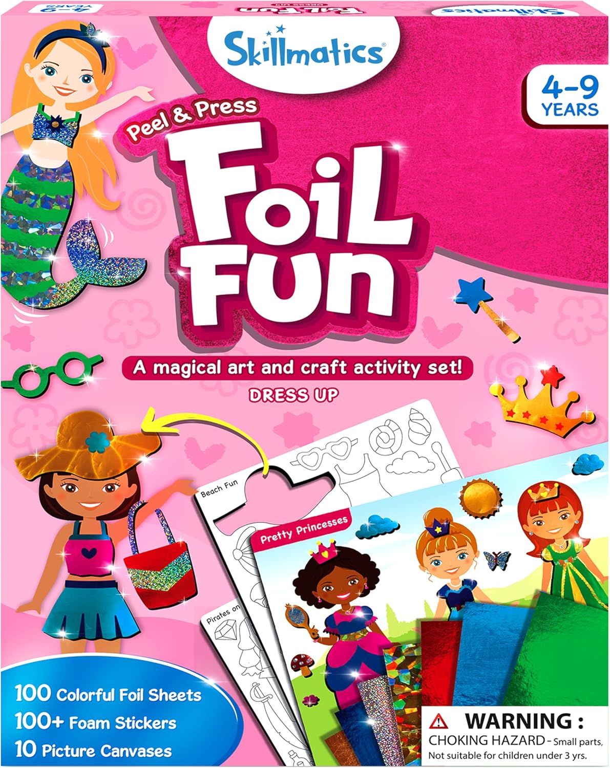 Foil Fun - Halloween, No Mess Art for Kids, Craft Kits, DIY Creative Party Activity, Trick or Treat, Gifts for Girls & Boys Ages 4, 5, 6, 7, 8, 9