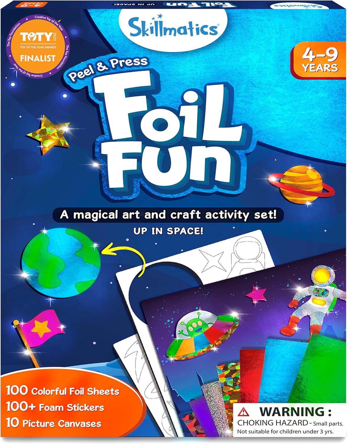 Foil Fun - Halloween, No Mess Art for Kids, Craft Kits, DIY Creative Party Activity, Trick or Treat, Gifts for Girls & Boys Ages 4, 5, 6, 7, 8, 9