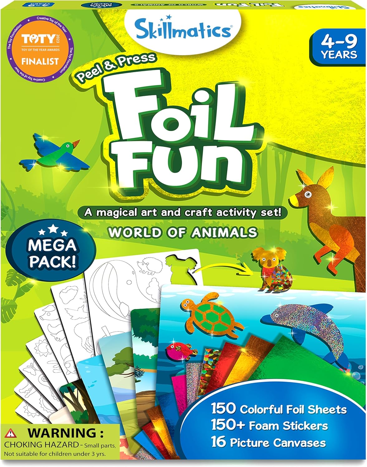 Foil Fun - Halloween, No Mess Art for Kids, Craft Kits, DIY Creative Party Activity, Trick or Treat, Gifts for Girls & Boys Ages 4, 5, 6, 7, 8, 9