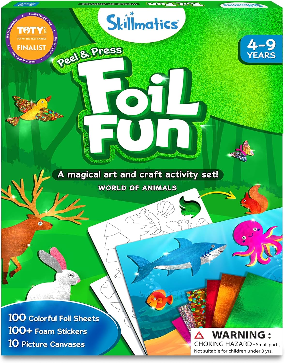 Foil Fun - Halloween, No Mess Art for Kids, Craft Kits, DIY Creative Party Activity, Trick or Treat, Gifts for Girls & Boys Ages 4, 5, 6, 7, 8, 9
