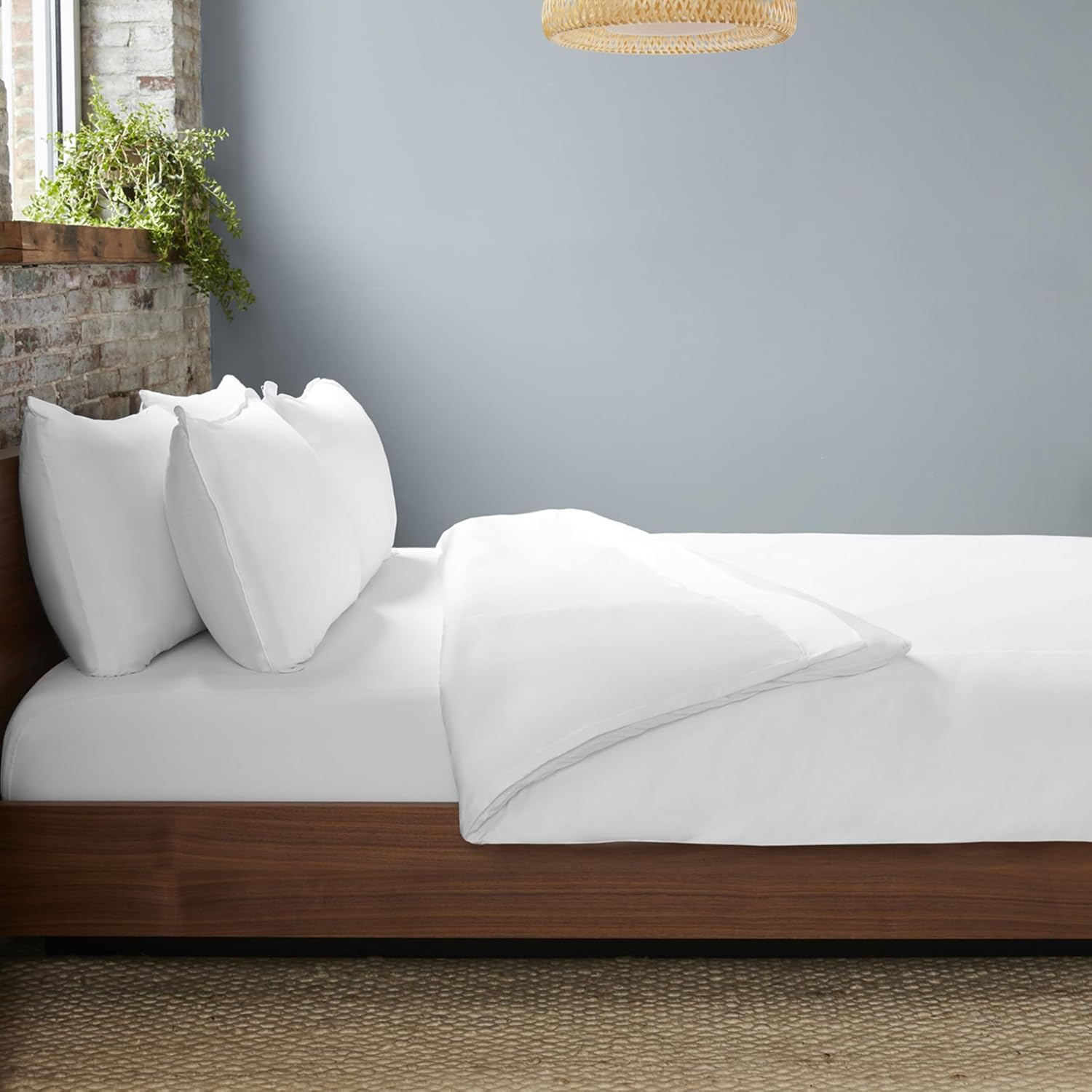 Elevate Your Sleep with SHEEX Original Performance Cooling Sheets Set - King/Cal King in Pearl Blue - Luxurious Moisture-Wicking, Wrinkle-Free Comfort with Fitted Sheet & 2 Pillowcases