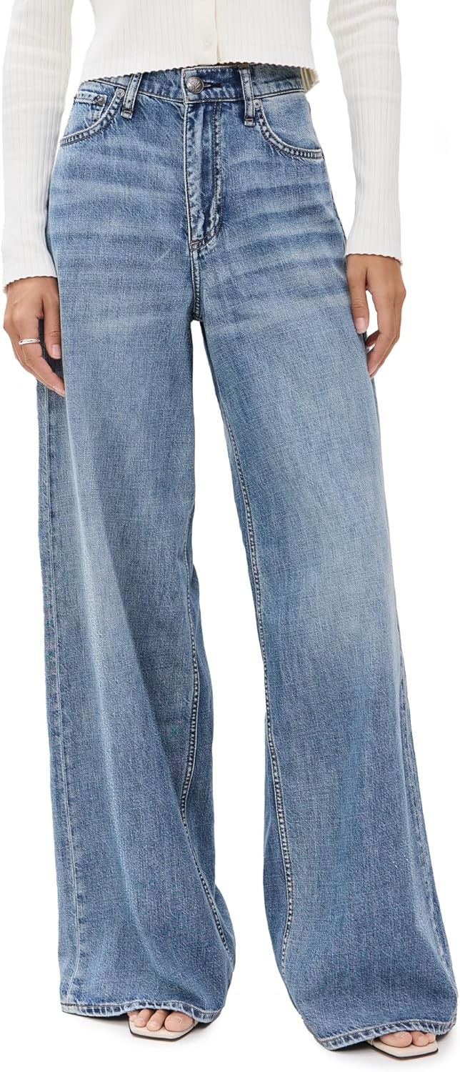 Women'S Featherweight Sofie High-Rise Full Length Wide Jeans