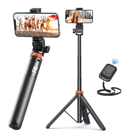 Iphone 16/15/14/13 Compatible Tripod, 62 Inches, Upgraded Version with Remote Control, Easy to Travel & Stable Camera Accessories Selfie Cellphone Smartphone - Kiki of DC Styles Store