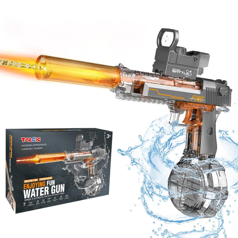 Talgic Multiplayer Team Game Toys Electric Automatic Water Machine Powerful, 32 Feet Shooting, Colored Lights, Summer Outdoor Swimming Pool Water Toy for Adult / Kids Aged 4 5 6 7 8+ - Kiki of DC Styles Store