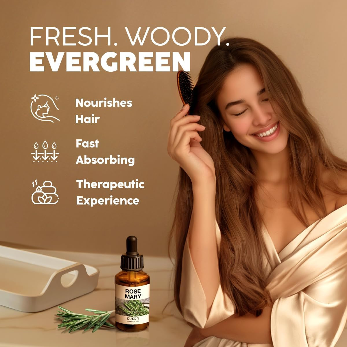 100% Pure & Natural Rosemary Oil for Hair, Skin, Aromatherapy & Soap Making Scent (4 Fl Oz / 118 Ml) - Kiki of DC Styles Store