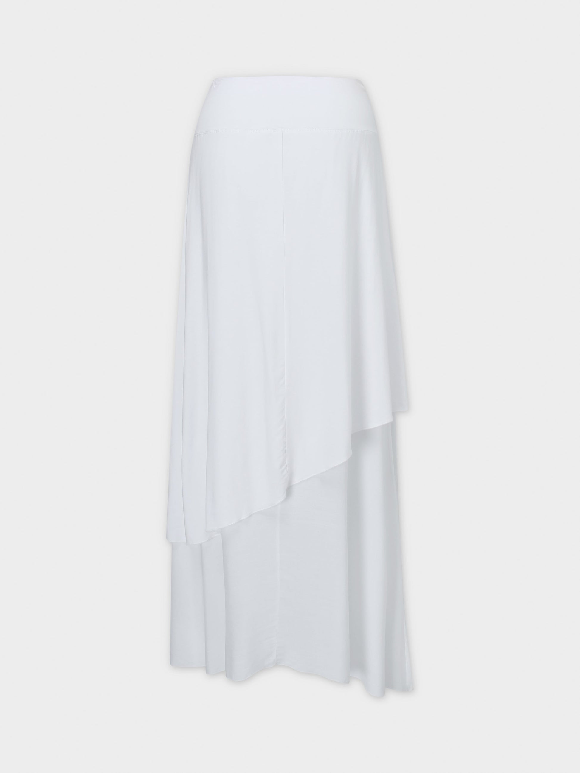 DOUBLE LAYER SKIRT-WHITE - Kiki of DC Styles Store