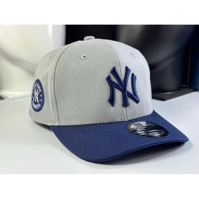 New Era NY 9FORTY Adjustable Baseball Hat for Men and Women - Soft Breathable Cotton, All-Season Wear, Metal Buckle Closure, Made in the USA