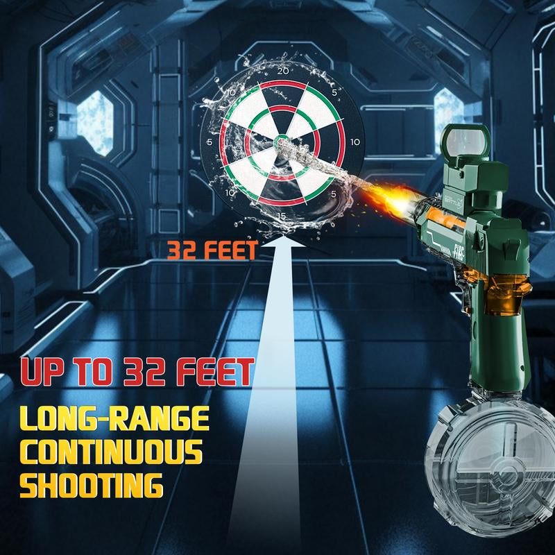 Talgic Multiplayer Team Game Toys Electric Automatic Water Machine Powerful, 32 Feet Shooting, Colored Lights, Summer Outdoor Swimming Pool Water Toy for Adult / Kids Aged 4 5 6 7 8+ - Kiki of DC Styles Store