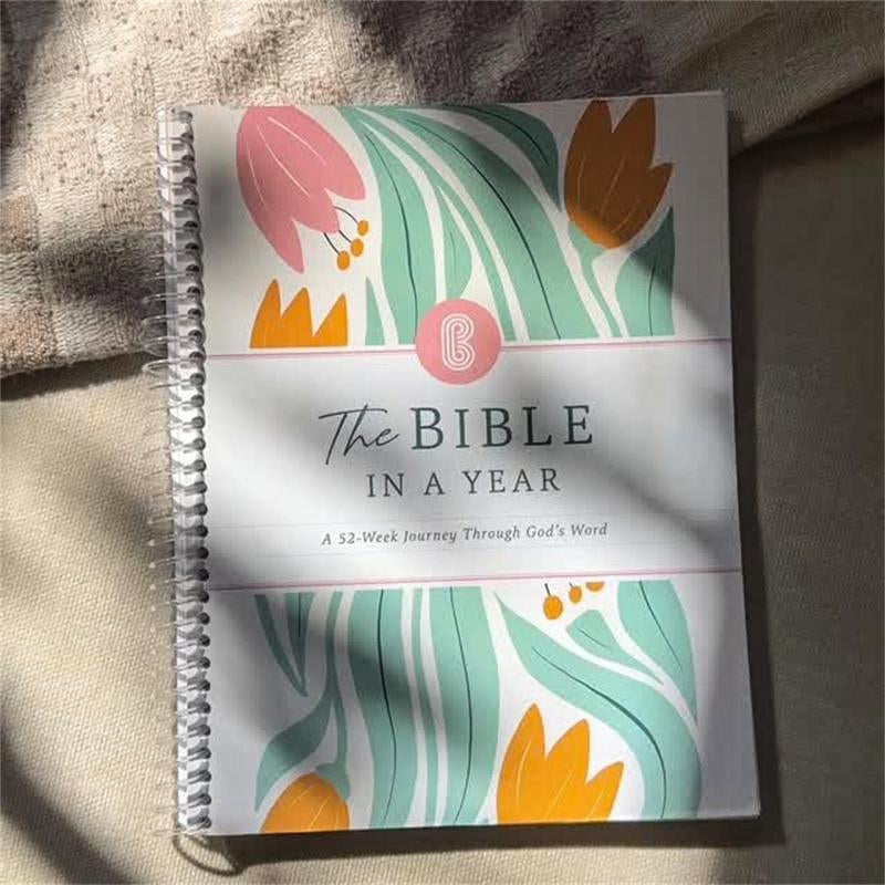 The Bible in a Year 52-Week Study Daily Prayer and Notes Set, Spiritual Journey Gift for Men and Women, Faith-Inspiring Bible Journal - Kiki of DC Styles Store