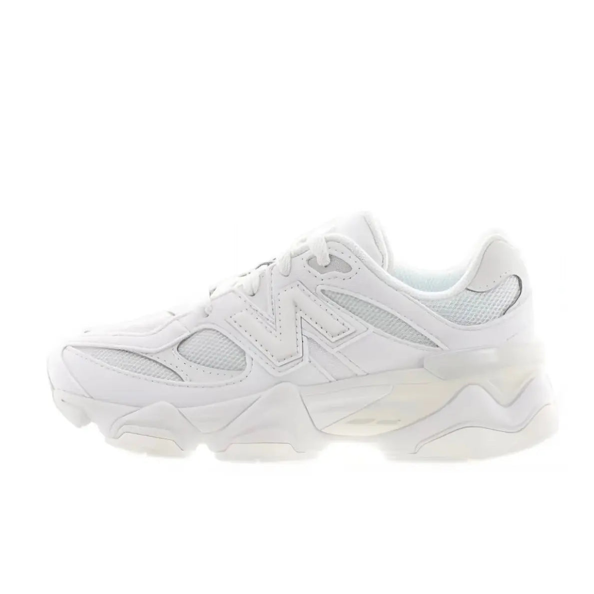 New Balance 9060 "Reflection" White & Grey Sneakers - Trendy Women’s Y2K Chunky Shoes