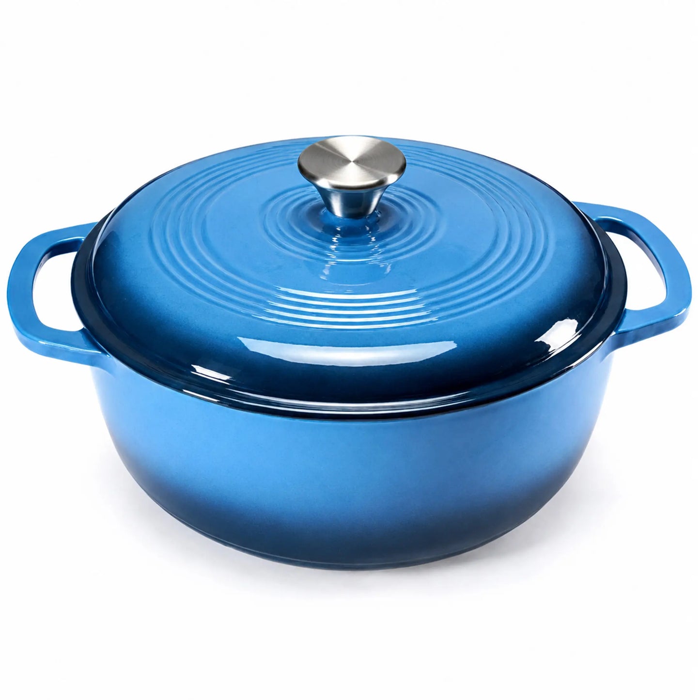 Elevate Your Cooking with Our 6QT Enameled Cast Iron Dutch Oven – Perfect for Braising, Baking, and Frying!