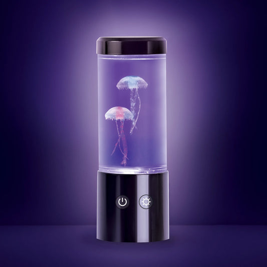 Jellyfish Night Light Lamp Motion & Multicolor Leds - Easy Mode Switching, USB Powered - 9" - Kiki of DC Styles Store