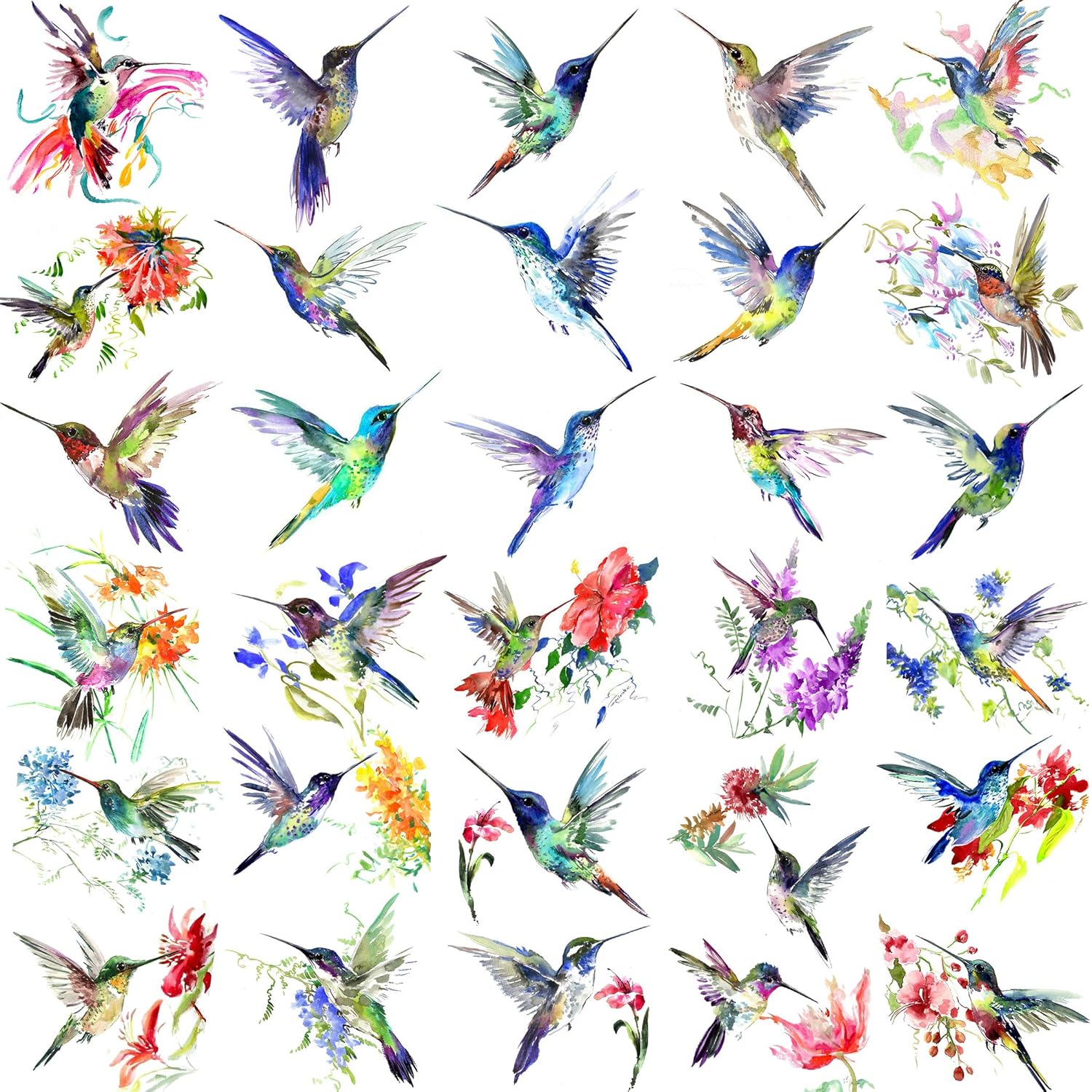 24 Sheets Cool Super Large Full Arm Temporary Tattoo Sleeve for Men with 8 Sheets for Women Thigh, 16 Sheets Flower Eagle Compass Adults Tribal Tiger Tatoo