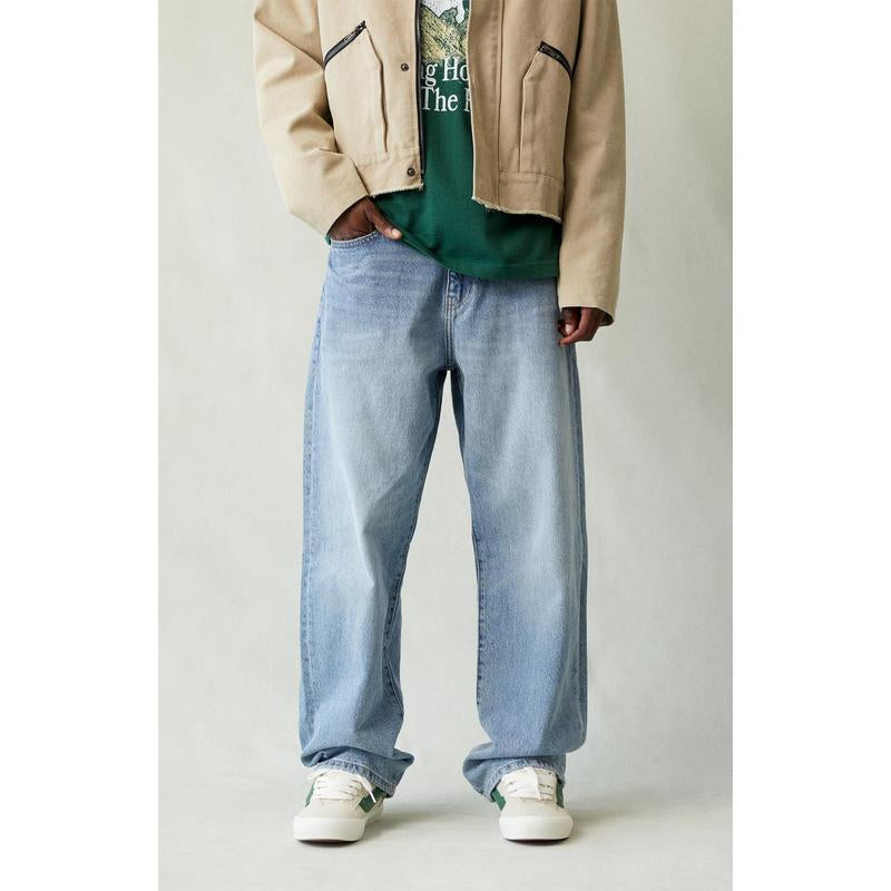 Pacsun Men's Dylan Relaxed Fit Jeans in Medium Indigo