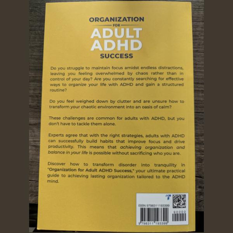 Organization for Adult ADHD Success: Proven Strategies to Declutter, Boost Productivity, and Build Lasting Routines for a Calmer, More Focused Life with ADHD - Kiki of DC Styles Store
