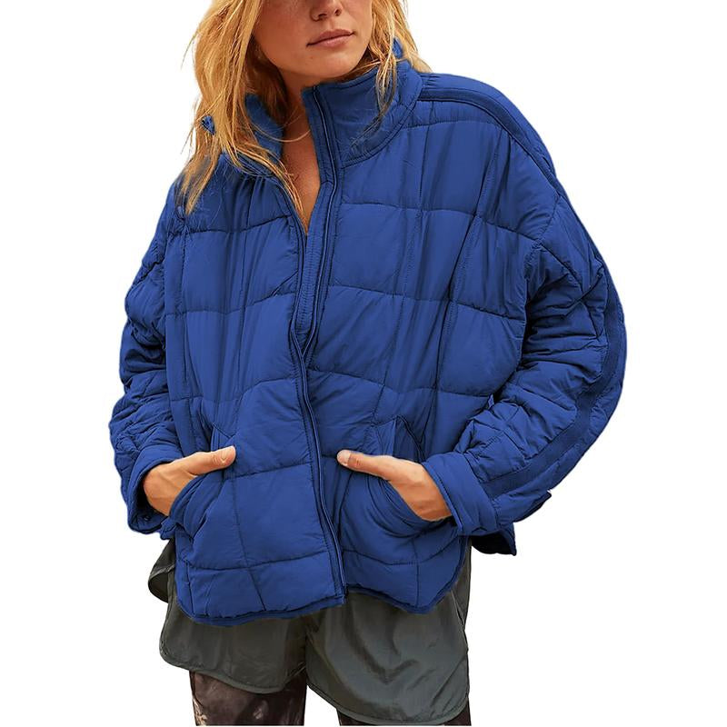 Ommig Women'S Oversized Quilted Lightweight Puffer Jackets Casual Padded Coat with Pockets - Kiki of DC Styles Store