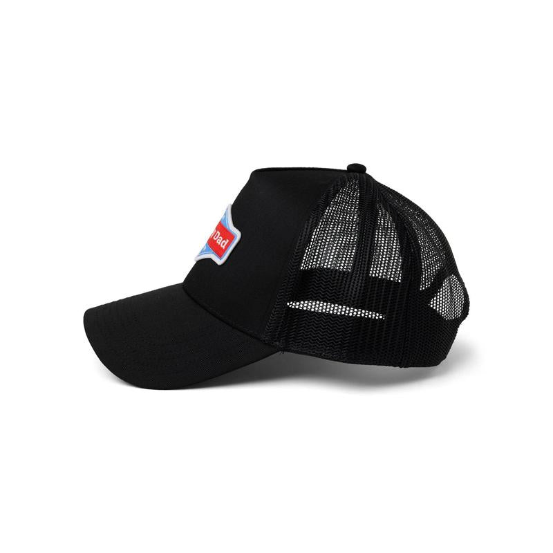 Stylish Black Happy Dad Trucker Hat - Perfect for All Dads! - Kiki of DC Styles Store