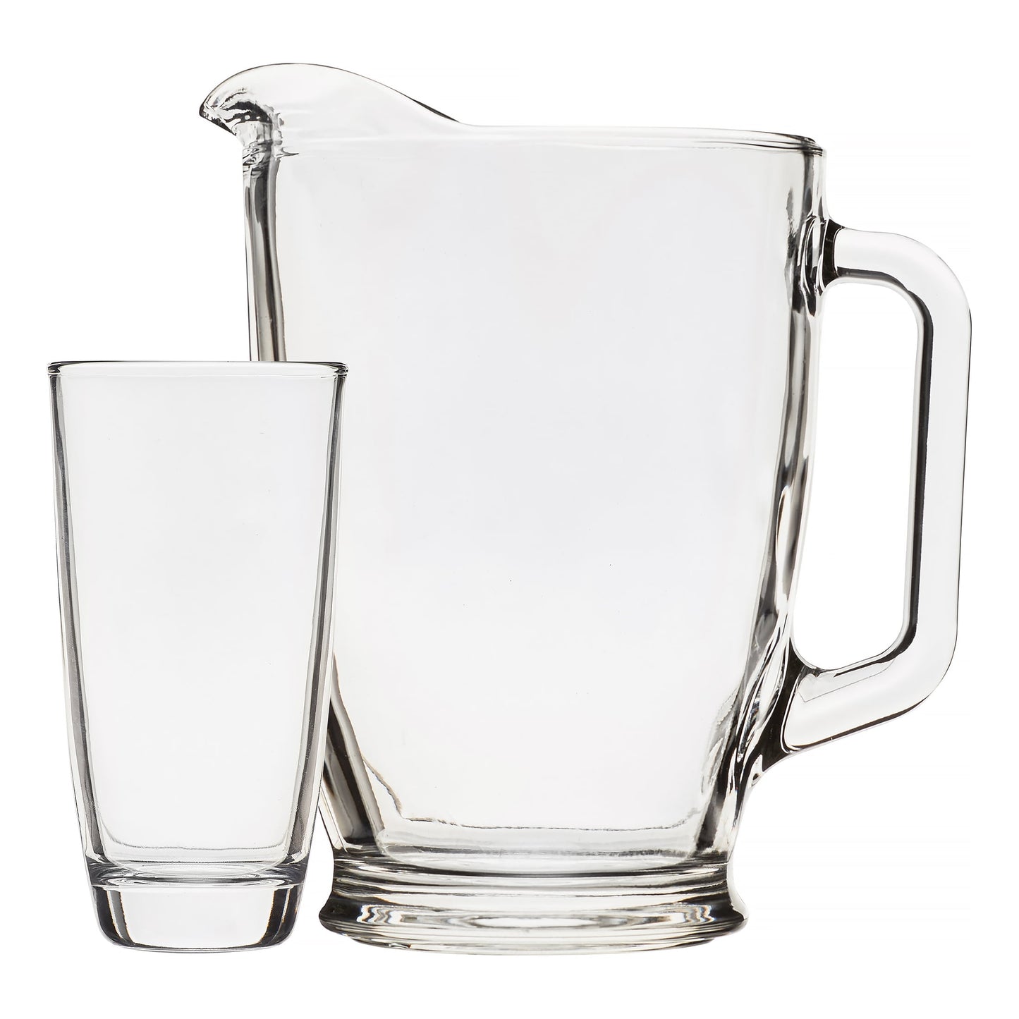 Elevate Your Entertaining with the Mainstays 7-Piece Clear Glass Pitcher and Cooler Glass Set