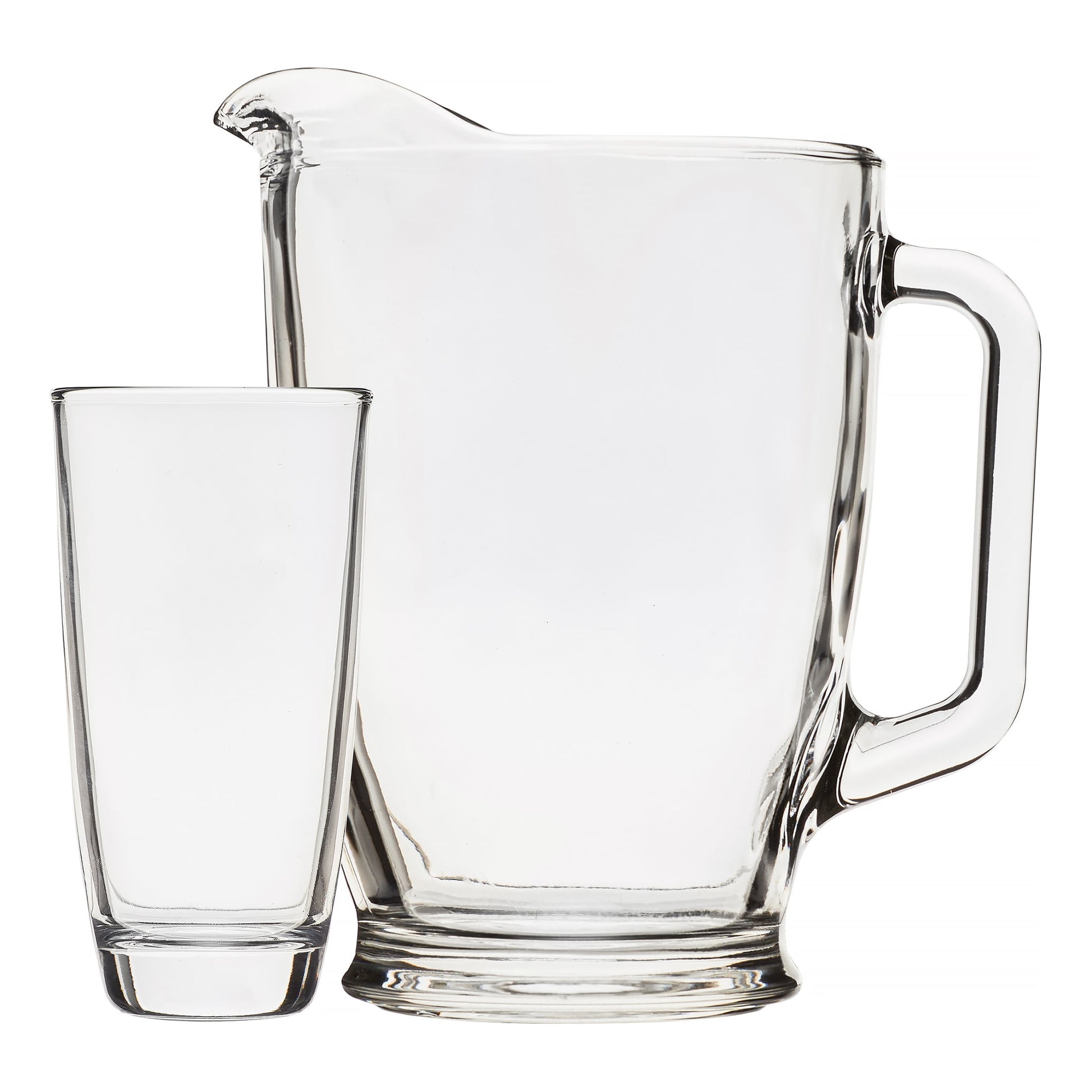 Elevate Your Entertaining with the Mainstays 7-Piece Clear Glass Pitcher and Cooler Glass Set