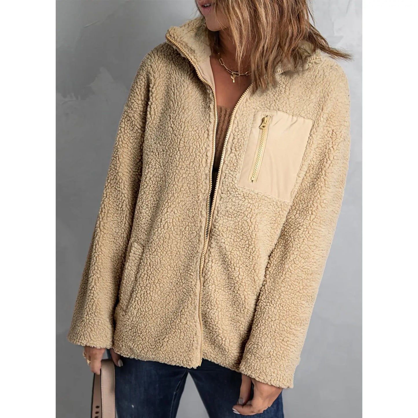 Dokotoo Baggy Teddy Fleece Coat - The Must-Have Casual Winter Jacket
