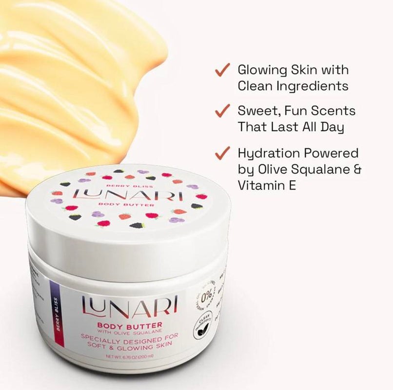 Indulge in Lunari Body Butter - Luxurious Sweet Dessert Scents for Deep Hydration & Natural Glow with Olive Squalane & Vitamin E - Kiki of DC Styles Store