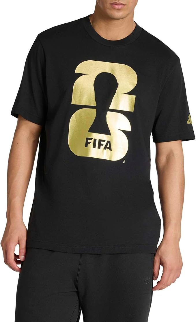 Adidas Men's FIFA World Cup 2026 Graphic T-Shirt – Official Tournament Fan Apparel Kiki of DC Styles Store