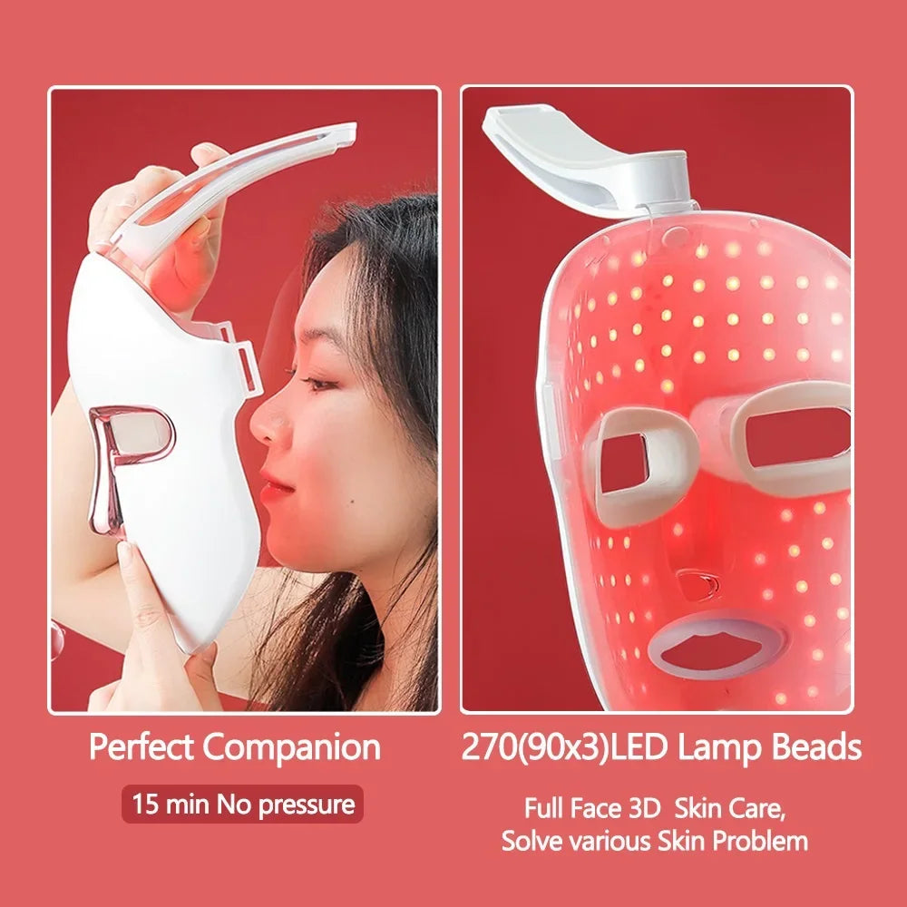 7 Colors LED Facial Mask - Wireless Face Care Treatment-2