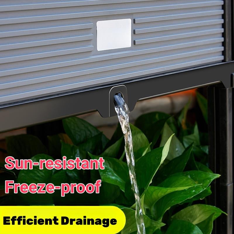 DIY Raised Garden Bed Weatherproof Stackable Planter Box for Flowers Herbs Vegetables UV Resistant Frost Proof No Tools Needed Drainage Water Storage System BPA Free Durable Materials - Kiki of DC Styles Store