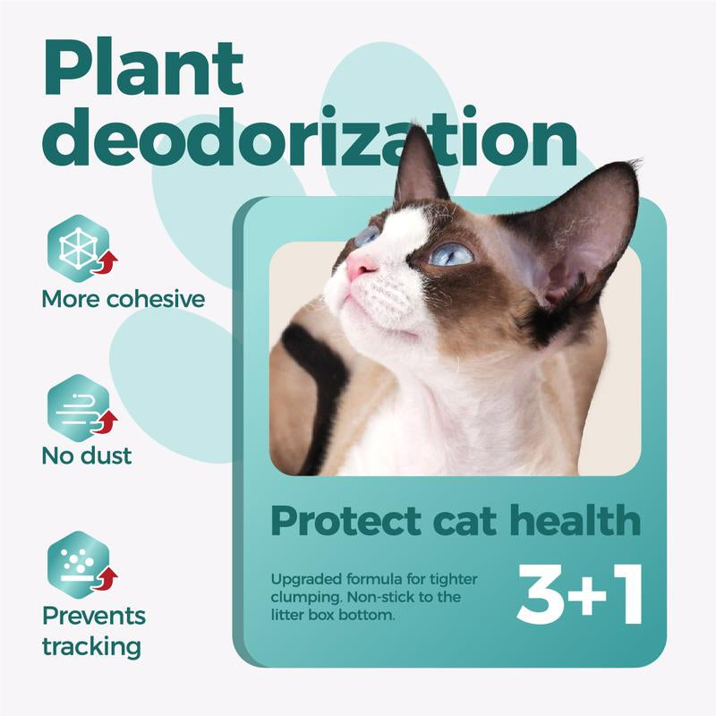 5.5Lb*3,Tapioca Cat Litter, Tofu Cat Litter, Kitty Litter,Odor Control Quick Clumping Low Dust ,Kitten Litter,Smart Litter Boxes Cat Litter,A Ideal Partner for Automatic Litter Boxes,Cassava Cat Litter,Flushable Cat Litter, - Kiki of DC Styles Store