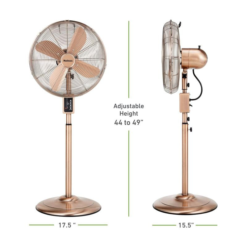 Holmes 16" Oscillating 3-Speed Digital Metal Fan W/ Remote - Kiki of DC Styles Store