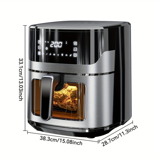 Stainless Air Fryer with Digital Touch Screen - Kiki of DC Styles Store