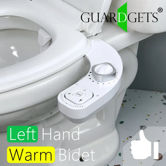 Bidet Hot and Cold Bidet Left Handed Bidet Warm Water Bidet for Toilet Seat Bidets Sprayer Two Nozzles Self Cleaning - Kiki of DC Styles Store
