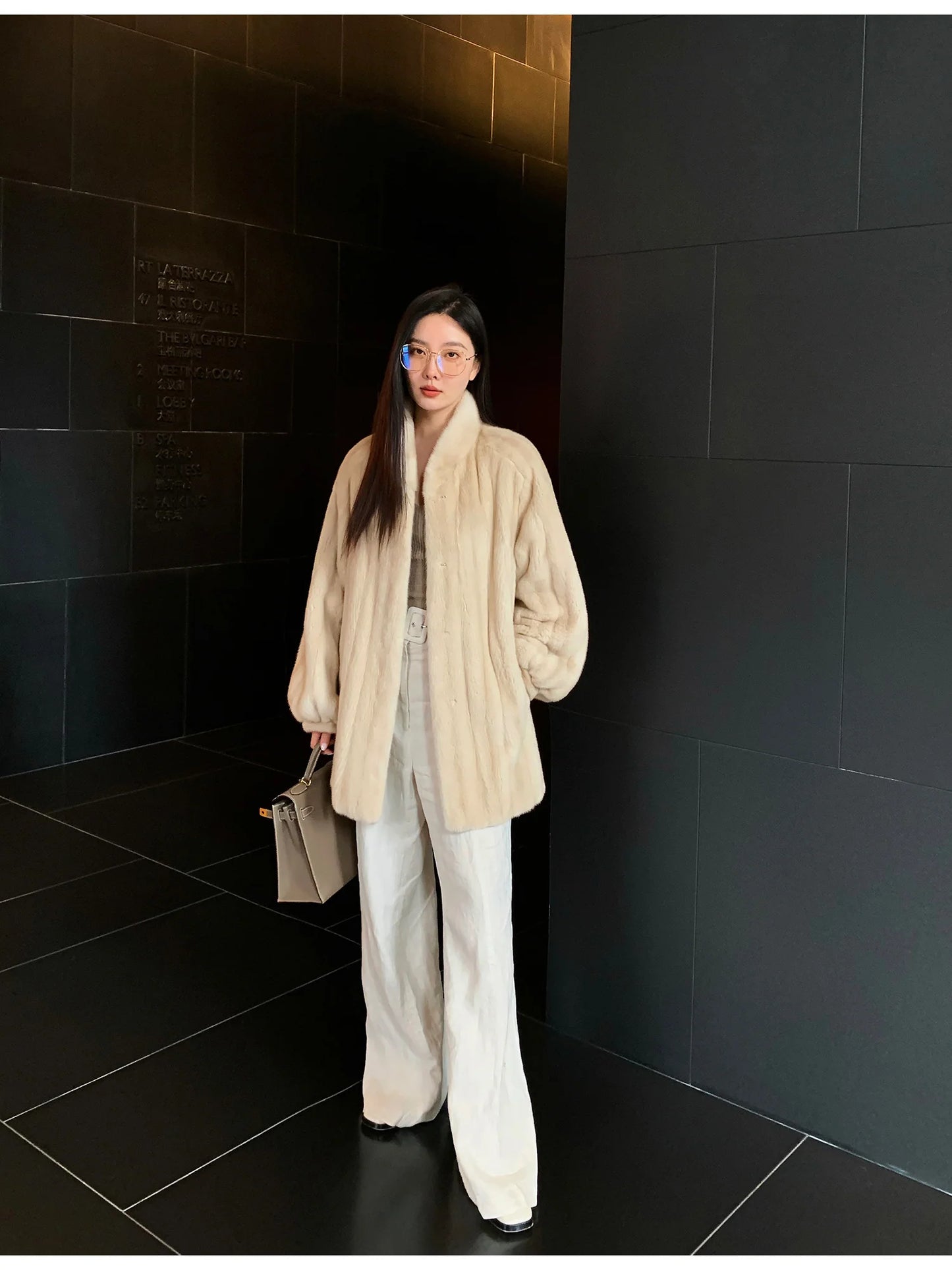 Meteor Variations Sable Fur Coat Women