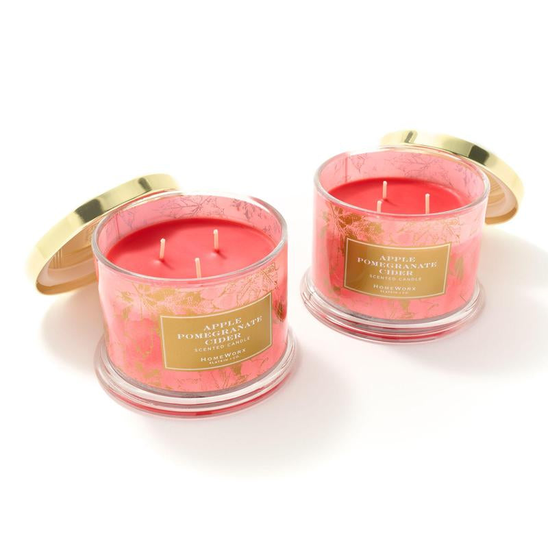 Happy Harvest Scented Candles by Homeworx from Slatkin & Co. - Set of 2, 14 Oz - Kiki of DC Styles Store