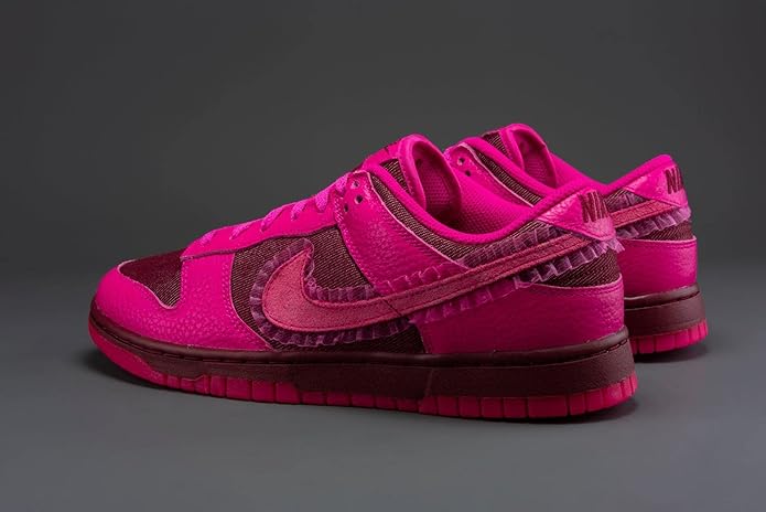 Nike Dunk Low Valentine's Day Women's Basketball Sneakers - Team Red/Pink Prime Nike