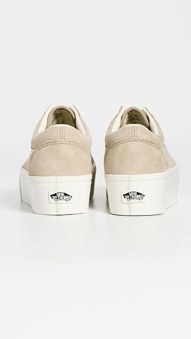 Vans Unisex Old Skool Stackform Pig Suede Platform Sneakers - Incense Neutral Kiki of DC Styles Store