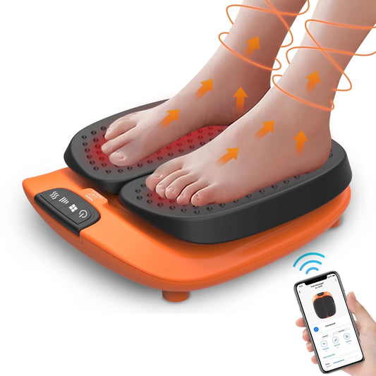 Foot Massager with APP Control, Vibration Foot Massager for Blood Circulation, up to Size 13, Father'S Day Gifts