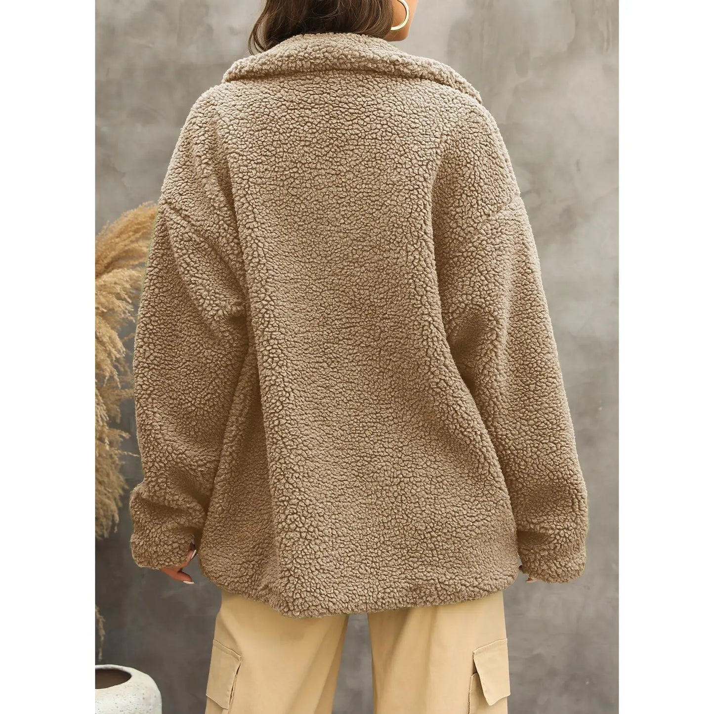 Dokotoo Baggy Teddy Fleece Coat - The Must-Have Casual Winter Jacket